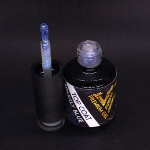 Sparkly Blue Top Coat