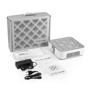 Cyclone X Tabletop dust collector with HEPA filter (Silver)